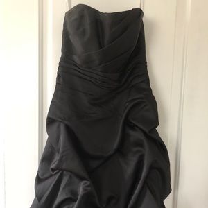 Short Black Bridesmaid/Prom Dress